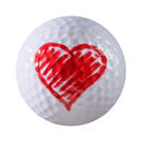Magballs magnetische Golfball "Heart"