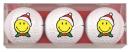 Golfbälle mit Smiley Happy Christmas