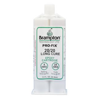 Brampton Pro Fix 20/20 Long Cure Epoxy A+ B Kleber Cartridge 50ml (1.7oz)
