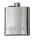 Flachmann mit Golfgravur Edelstahl ca. 210 ml
