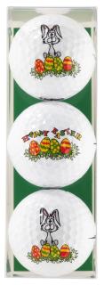 Golfbälle Osterhase/ Happy Easter