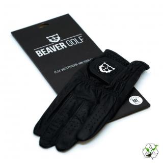 BEAVER GOLF Original BEAVER Glove in Black Lady Left (Right Hander) XS