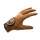 BEAVER GOLF Orginal BEAVER Handschuh Braun Damen Links (Rechtshänder) L