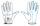 BEAVER GOLF Orginal BEAVER Handschuh Weiß Damen Links (Rechtshänder) XS