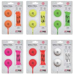 Zero Friction Spectra two ball-tee pack