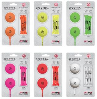 Zero Friction Spectra two ball-tee pack