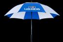 U.S. Kids Regenschirm blau/weiss