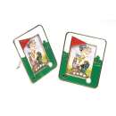Bilderrahmen mit Golfmotiv im Golddesign