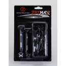Zero Friction Tee MAXX 4- Prong 2 3/4 - Schwarz/Silber