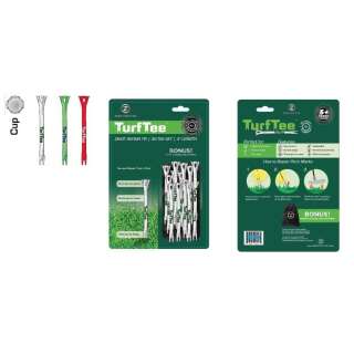 ZF CUP TURF TEE - 3 INCH WHITE TEE - 30 PER PACK