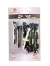 ZF Tour Tee - 3 Prong, 2-3/4 Composit - 40/Pack - Black