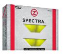 Zero Friction Spectra Golfbälle, matt - Neon Gelb...