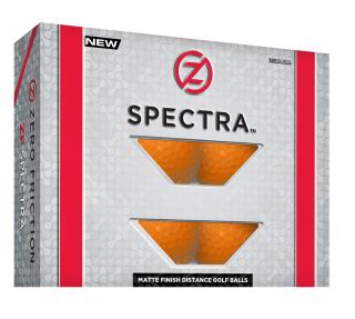 Zero Friction Spectra Golfbälle, matt - Neon Orange  (12 Stck.)