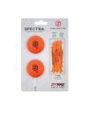 Zero Friction Spectra two ball-tee pack, Orange