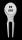 One Size Pitchgabel White