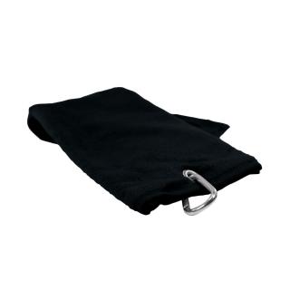 Golfhandtuch Classic Cotton Schwarz