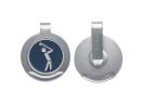 Flag 18 Cap Clip silber