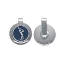 Flag 18 Cap Clip silber