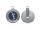 Flag 18 Cap Clip silber
