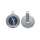 Flag 18 Cap Clip silber