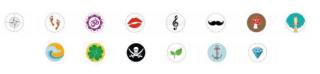 Flag 18 One Size Ballmarker verschiedene Motive