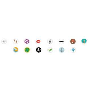 Flag 18 One Size Ballmarker verschiedene Motive