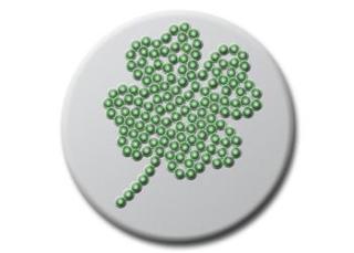 One Size Ballmarker Crystal Clover