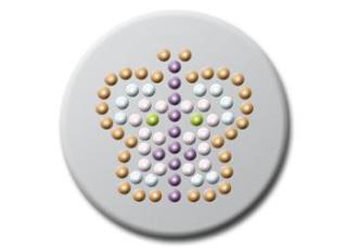 One Size Ballmarker Crystal Butterfly