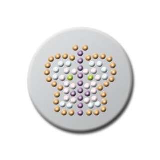 One Size Ballmarker Crystal Butterfly