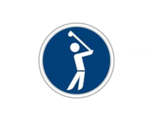 One Size Ballmarker Golfer