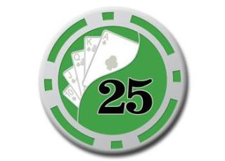 One Size Ballmarker Poker 25