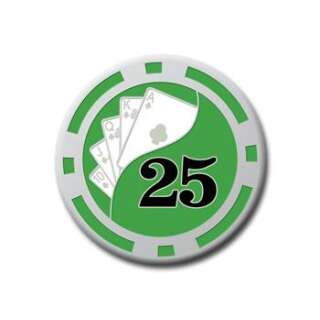 One Size Ballmarker Poker 25