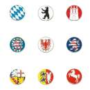 Flag 18 One Size Ballmarker Bundes-/Länder