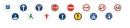 Flag 18 One Size Ballmarker Straßenverkehr