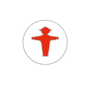 One Size Ballmarker Ampelmännchen Rot
