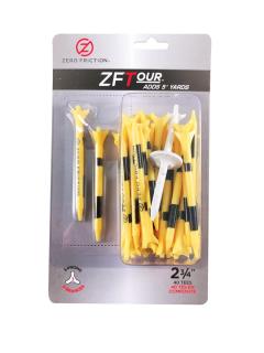 Zero Friction Tee ZFTOUR 3-Prong 2 3/4 - Gelb