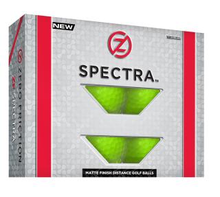 Zero Friction Spectra Golfbälle, matt - Neon Grün  (12 Stck.)