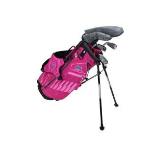 U.S. Kids 2020 Ultralight 48 5 Schläger Stand Bag Set Pink/Pink