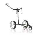 JUCAD CARBON ZEBRA - 3rädrig, weiß-schwarz matt lackiert im 3K-Design