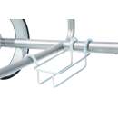 JUCAD POWERPACK-AKKUHALTERUNG für JuCad ElektroTROLLEYs aus Titan und Edelstahl, Achse Ø 38 mm - silber