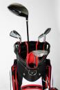JUCAD BAG AQUASTOP - schwarz-weiß-rot