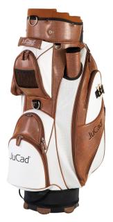 JUCAD BAG STYLE - braun-weiß, Lederoptik