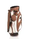 JUCAD BAG STYLE - braun-weiß, Lederoptik