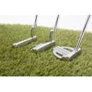 JUCAD PUTTER X800 aus Edelstahl mit JuCad Jumbo Puttergriff (mallet für Linkshänder)