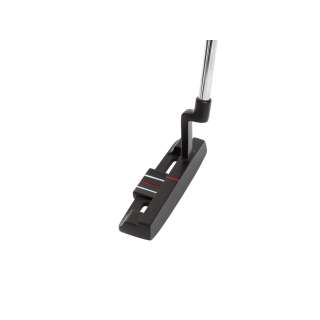 JUCAD PUTTER X100 aus Edelstahl Mattschwarz mit JuCad Jumbo Puttergriff (blade)