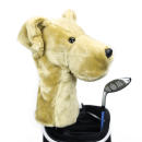 Couvre tête jaune Labrador Driver