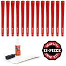 Karma Velour Red Standard Golf Grip  13 Grip Set incl....