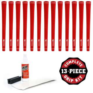 Karma Velour Rot Jumbo Golf Griff ? 13er Griff-Set inkl. Tape, Solvent & Schaftklammer