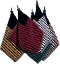 Clubtowel checkered black/beige