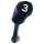 Single-Headcover mit Strumpf / schwarz 3